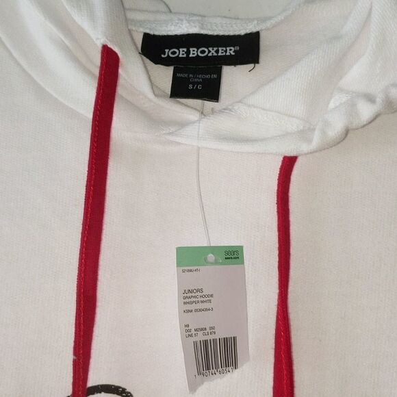 Joe Boxer "Bossy" light weight hoodie sweatshirt - Picture 3 of 4